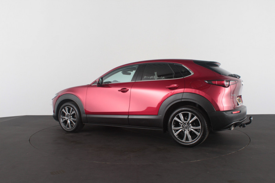 Mazda CX-30 2.0 e-SkyActiv-X M Hybrid Luxury > 186pk/Trekhaak/Crystal Red Soul/Bose/Leer/Memory...