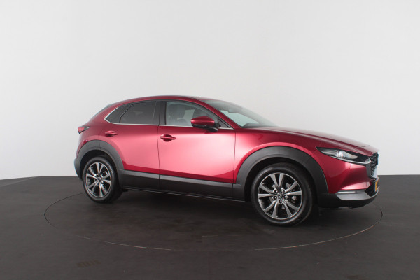 Mazda CX-30 2.0 e-SkyActiv-X M Hybrid Luxury > 186pk/Trekhaak/Crystal Red Soul/Bose/Leer/Memory...