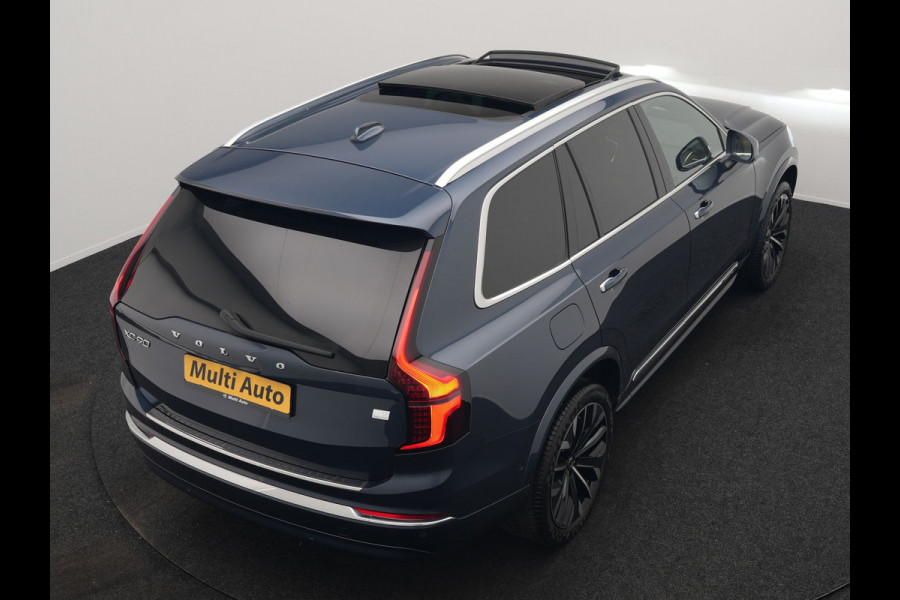 Volvo XC90 T8 Recharge AWD Ultimate Bright 7 Persoons LONG RANGE PHEV 455pk Dealer O.H. | Trekhaak Af Fabriek | Panodak | Head Up | Adaptive Cruise | 360 Camera | Bowers & Wilkins | Lederen Sportstoelen Massage & Memory & Ventilatie | Google Assistent | Stoelen & Stuur Verwarmd  | Keyless | Blis | Plug In Hybrid |