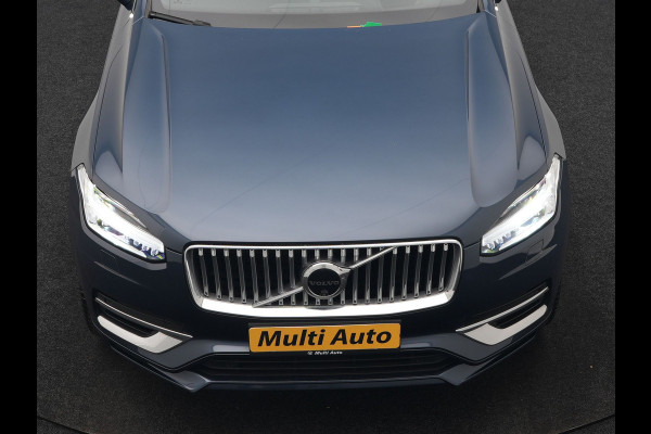 Volvo XC90 T8 Recharge AWD Ultimate Bright 7 Persoons LONG RANGE PHEV 455pk Dealer O.H. | Trekhaak Af Fabriek | Panodak | Head Up | Adaptive Cruise | 360 Camera | Bowers & Wilkins | Lederen Sportstoelen Massage & Memory & Ventilatie | Google Assistent | Stoelen & Stuur Verwarmd  | Keyless | Blis | Plug In Hybrid |