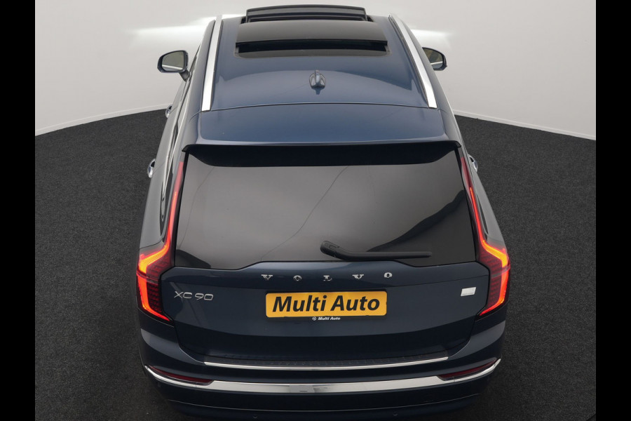 Volvo XC90 T8 Recharge AWD Ultimate Bright 7 Persoons LONG RANGE PHEV 455pk Dealer O.H. | Trekhaak Af Fabriek | Panodak | Head Up | Adaptive Cruise | 360 Camera | Bowers & Wilkins | Lederen Sportstoelen Massage & Memory & Ventilatie | Google Assistent | Stoelen & Stuur Verwarmd  | Keyless | Blis | Plug In Hybrid |