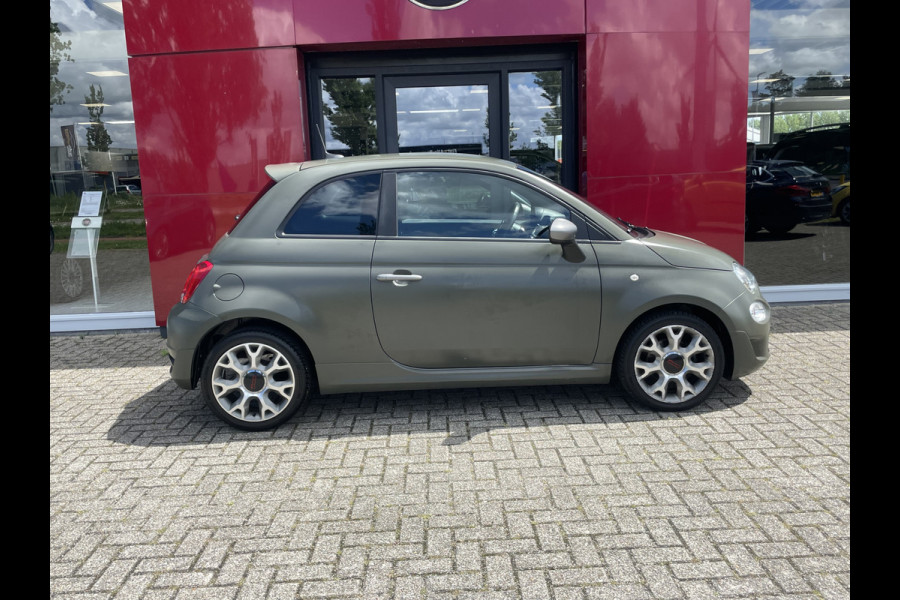 Fiat 500 TwinAir Turbo Sport | Verde Military | Cruise control | 16" Velgen