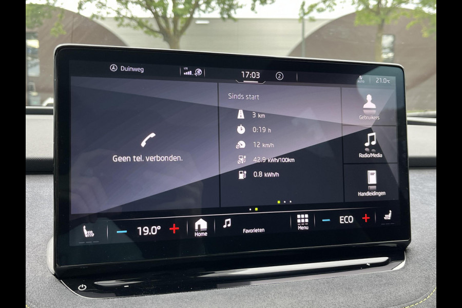 Škoda ENYAQ Coupé iV 80 RS SOH 89% |ELEK. ACHTERKLEP| PANO| ELEK. STOEL MET MEMORY| NET ONDERHOUD GEHAD RIJKLAAR| RS KUIPSTOELEN| DODE HOEK SENSOR| CAMERA| STOEL + STUURVERWARMING|