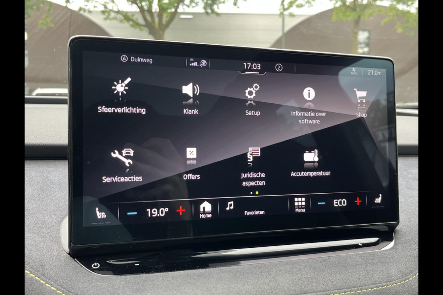 Škoda ENYAQ Coupé iV 80 RS SOH 89% |ELEK. ACHTERKLEP| PANO| ELEK. STOEL MET MEMORY| NET ONDERHOUD GEHAD RIJKLAAR| RS KUIPSTOELEN| DODE HOEK SENSOR| CAMERA| STOEL + STUURVERWARMING|