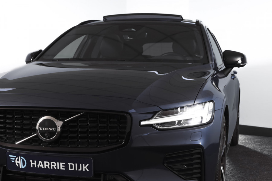 Volvo V60 2.0 T6 Plug-in hybrid AWD Ultra Dark | S/K-Panodak | Dig. Cockpit | Adapt. Cruise | Stoel-+Stuurverw. | PDC | 360 Camera | NAV + App. Connect | ECC | Elek. Klep | LM 19" | 8823