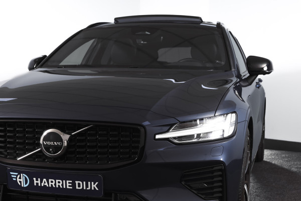Volvo V60 2.0 T6 Plug-in hybrid AWD Ultra Dark | S/K-Panodak | Dig. Cockpit | Adapt. Cruise | Stoel-+Stuurverw. | PDC | 360 Camera | NAV + App. Connect | ECC | Elek. Klep | LM 19" | 8823
