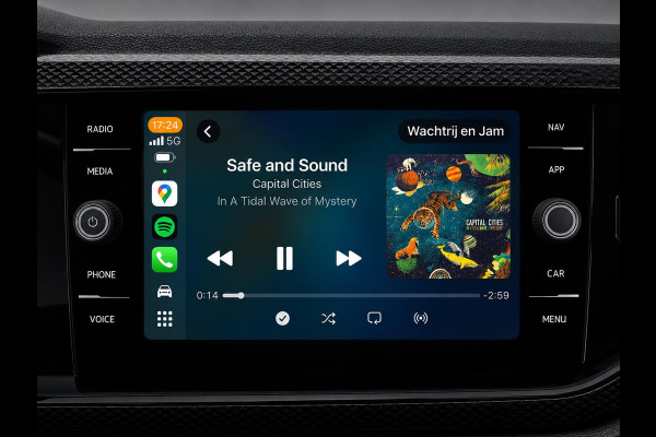 Volkswagen Polo 1.0 TSI Life Navigatie Carplay Full LED Airco Lichtmetalen Velgen Digitale Cockpit Adatpive Cruise Control DAB+
