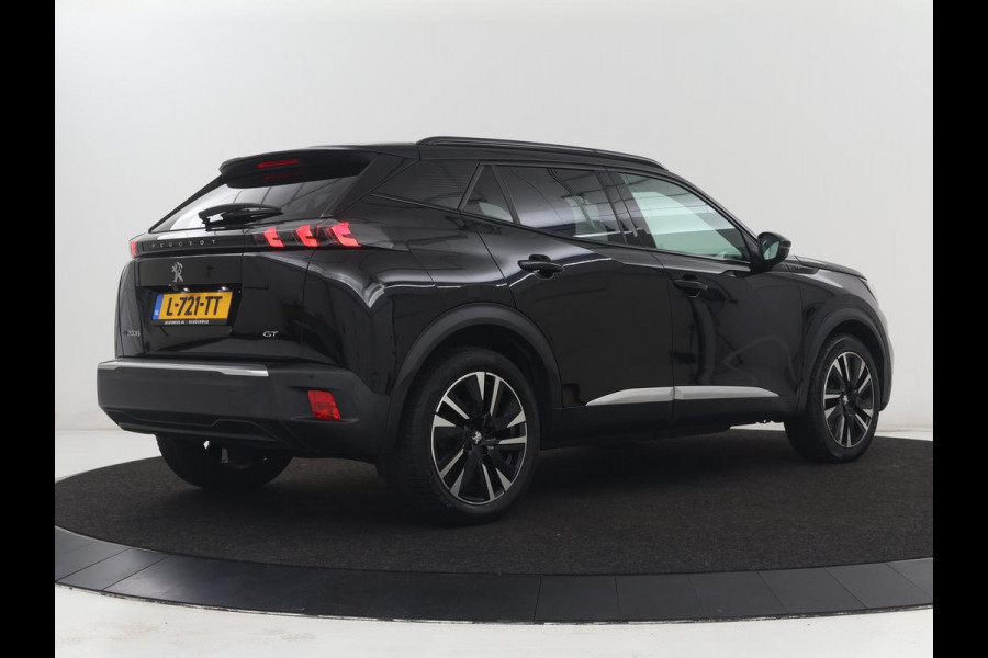 Peugeot e-2008 EV GT Pack 50 kWh | SOH 91,8% | Stoelverwarming | Adaptive cruise | Leder/Alcantara | Carplay | Keyless | Sfeerverlichting | Camera | Navigatie | Parkeerhulp | Full LED | Bluetooth