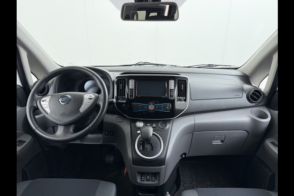Nissan e-NV200 Evalia 7-Persoons SOH 93% 40kWh Camera Navi Stoel+Stuurverwarming Cruise Control Ecc Connect Edition Schuifdeuren Privacy Glas Lmv Regen+Lichtsensor Isofix Keyless 1e Eigenaar Origineel Nederlandse Bus