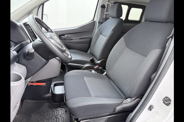 Nissan e-NV200 Evalia 7-Persoons SOH 93% 40kWh Camera Navi Stoel+Stuurverwarming Cruise Control Ecc Connect Edition Schuifdeuren Privacy Glas Lmv Regen+Lichtsensor Isofix Keyless 1e Eigenaar Origineel Nederlandse Bus
