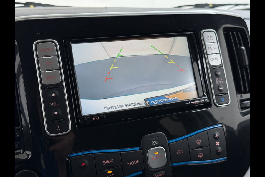 Nissan e-NV200 Evalia 7-Persoons SOH 93% 40kWh Camera Navi Stoel+Stuurverwarming Cruise Control Ecc Connect Edition Schuifdeuren Privacy Glas Lmv Regen+Lichtsensor Isofix Keyless 1e Eigenaar Origineel Nederlandse Bus