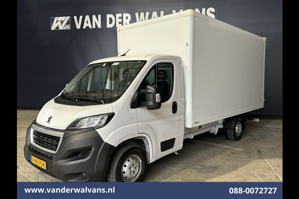Peugeot Boxer 2.2 BlueHDi 141pk Bakwagen 436cm Lang Laadklep Euro6 Airco | Cruisecontrol | 955kg laadvermogen Bijrijdersbank