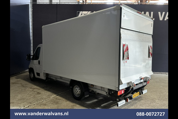 Peugeot Boxer 2.2 BlueHDi 141pk Bakwagen 436cm Lang Laadklep Euro6 Airco | Cruisecontrol | 955kg laadvermogen Bijrijdersbank