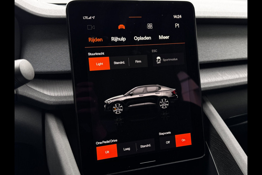 Polestar 2 Standard Range Single Motor 63kWh | 97% SOH | Camera | Memory | Stoelverwarming | Elek. Achterklep