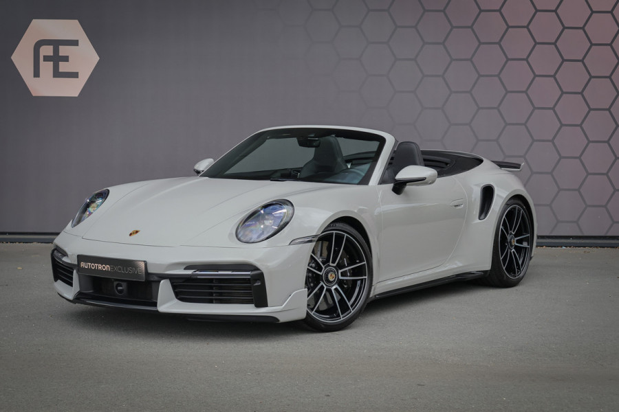 Porsche 911 Cabrio 3.8 Turbo S | SPORT DESIGN AERO KIT | LIFTING | FULL PPF | BOSE | GT SPORTSTUUR MET VERWARMING | PDLS+ | 360CAM | PASM |