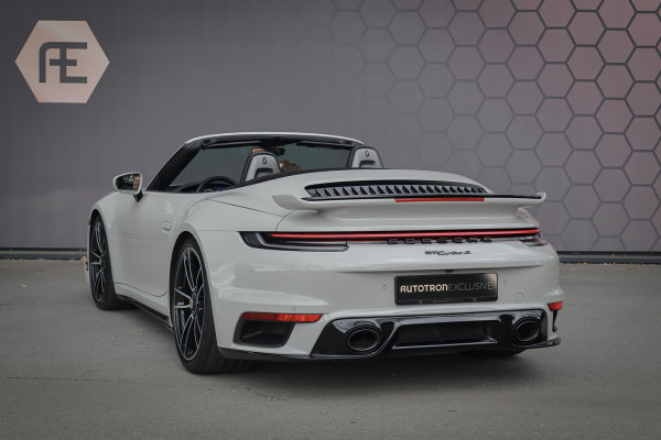 Porsche 911 Cabrio 3.8 Turbo S | SPORT DESIGN AERO KIT | LIFTING | FULL PPF | BOSE | GT SPORTSTUUR MET VERWARMING | PDLS+ | 360CAM | PASM |