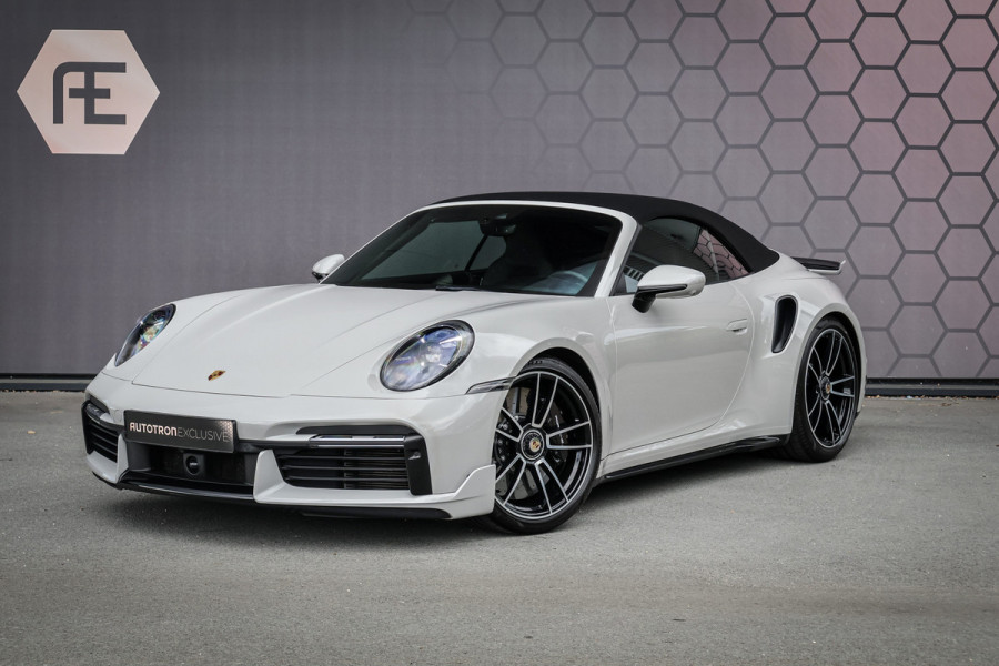 Porsche 911 Cabrio 3.8 Turbo S | SPORT DESIGN AERO KIT | LIFTING | FULL PPF | BOSE | GT SPORTSTUUR MET VERWARMING | PDLS+ | 360CAM | PASM |