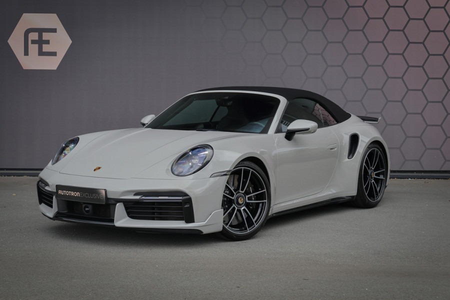 Porsche 911 Cabrio 3.8 Turbo S | SPORT DESIGN AERO KIT | LIFTING | FULL PPF | BOSE | GT SPORTSTUUR MET VERWARMING | PDLS+ | 360CAM | PASM |