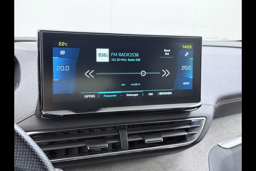 Peugeot 3008 1.6 HYbrid 225 GT ACC INCL. STOP&GO-FUNCTIE | MEMORY SEAT | ALCANTARA | ELEKTRISCHE KOFFERBAK | 19 INCH | FOCAL AUDIO | STOELVERWARMING | RIJKLAAR GELEVERD MET 12 MND BOVAG GARANTIE