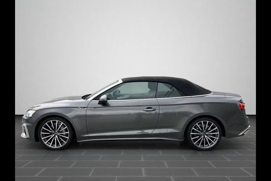 Audi A5 Cabriolet 40 TFSI Quattro S-LINE ** MATRIX, LEDER, VIRTUAL, MASSAGE, MEMORY, 19-inch LMV ** 1e EIG - UNFALLFREI ** ** INFORMEER OOK NAAR ONZE AANTREKKELIJKE FINANCIAL-LEASE TARIEVEN **