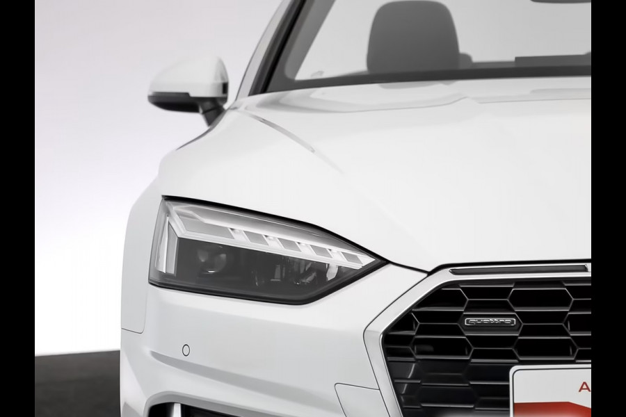 Audi A5 Cabriolet 40 TFSI Quattro ** MATRIX, LEDER, VIRTUAL, STOEL VENT, VERW. STUUR, 20-inch LMV ** 1e EIG - UNFALLFREI ** ** INFORMEER OOK NAAR ONZE AANTREKKELIJKE FINANCIAL-LEASE TARIEVEN **