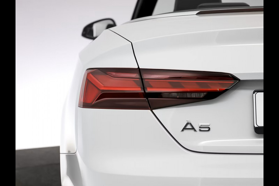 Audi A5 Cabriolet 40 TFSI Quattro ** MATRIX, LEDER, VIRTUAL, STOEL VENT, VERW. STUUR, 20-inch LMV ** 1e EIG - UNFALLFREI ** ** INFORMEER OOK NAAR ONZE AANTREKKELIJKE FINANCIAL-LEASE TARIEVEN **
