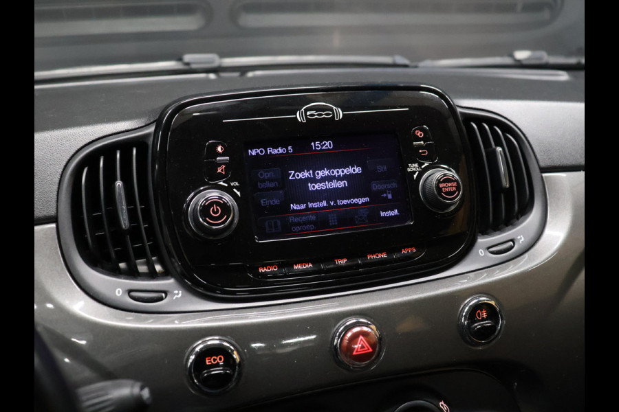 Fiat 500C 0.9 TwinAir Turbo Sport CABRIO [CRUISE CONTROL, BLUETOOTH, AIRCO, MULTIFUNCTIONEEL STUURWIEL, ELEKTRISCHE RAMEN, NIEUWSTAAT]