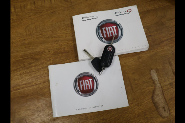 Fiat 500C 0.9 TwinAir Turbo Sport CABRIO [CRUISE CONTROL, BLUETOOTH, AIRCO, MULTIFUNCTIONEEL STUURWIEL, ELEKTRISCHE RAMEN, NIEUWSTAAT]