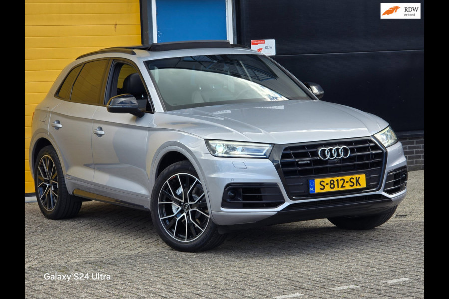 Audi Q5 2.0 TFSI Quattro Design Pro Line Plus / AUT / Leder / Acc / Open Panoramadak / Elek Stoel / 360 Camera / Allu Velgen