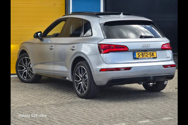 Audi Q5 2.0 TFSI Quattro Design Pro Line Plus / AUT / Leder / Acc / Open Panoramadak / Elek Stoel / 360 Camera / Allu Velgen
