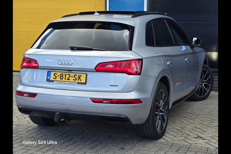 Audi Q5 2.0 TFSI Quattro Design Pro Line Plus / AUT / Leder / Acc / Open Panoramadak / Elek Stoel / 360 Camera / Allu Velgen