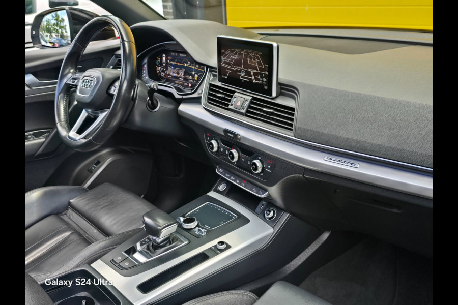 Audi Q5 2.0 TFSI Quattro Design Pro Line Plus / AUT / Leder / Acc / Open Panoramadak / Elek Stoel / 360 Camera / Allu Velgen
