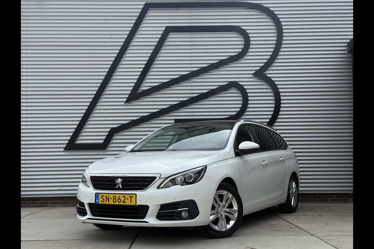 Peugeot 308 SW 1.2 PureTech Blue Lease Executive 2e Eigenaar|Navi|Clima|Cruise|Pano|Trekhaak|Carplay|PDC V+A|D-riem vv in2024|N.A.P|APK tot 04-2027