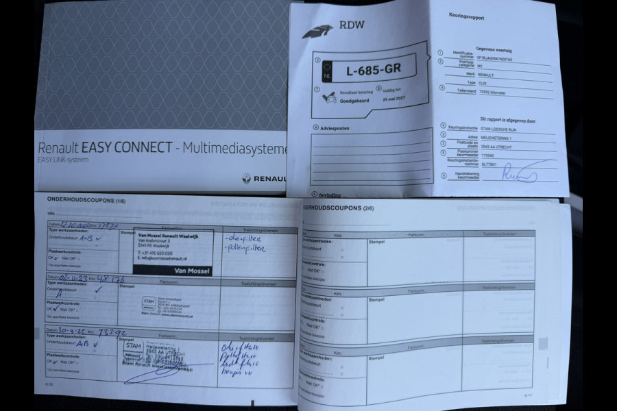 Renault Clio 1.0 TCe Navigatie / Apple CarPlay - Android / 1e Eigenaar / ALL-Season banden / Cruise Control / PDC met optische w
