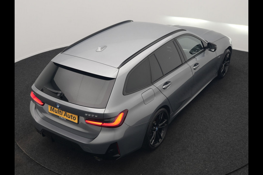 BMW 3 Serie Touring 330e xDrive M Sport PHEV FACELIFT MODEL 293pk Dealer O.H. | Trekhaak Af Fabriek | Adaptive Cruise | Lederen Sportstoelen Verwarmd | Sfeerverlichting | Apple Carplay | 19"L.M & M Sportremmen | Stuur Verwarmd | Hifi Audio | Adaptive LED | DAB | Plug In Hybrid |