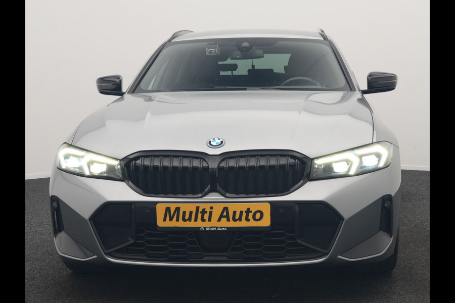 BMW 3 Serie Touring 330e xDrive M Sport PHEV FACELIFT MODEL 293pk Dealer O.H. | Trekhaak Af Fabriek | Adaptive Cruise | Lederen Sportstoelen Verwarmd | Sfeerverlichting | Apple Carplay | 19"L.M & M Sportremmen | Stuur Verwarmd | Hifi Audio | Adaptive LED | DAB | Plug In Hybrid |