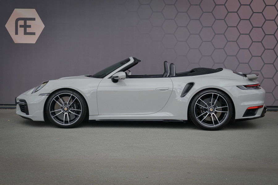 Porsche 911 Cabrio 3.8 Turbo S | SPORT DESIGN AERO KIT | LIFTING | FULL PPF | BOSE | GT SPORTSTUUR MET VERWARMING | PDLS+ | 360CAM | PASM |