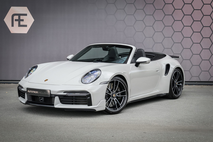 Porsche 911 Cabrio 3.8 Turbo S | SPORT DESIGN AERO KIT | LIFTING | FULL PPF | BOSE | GT SPORTSTUUR MET VERWARMING | PDLS+ | 360CAM | PASM |