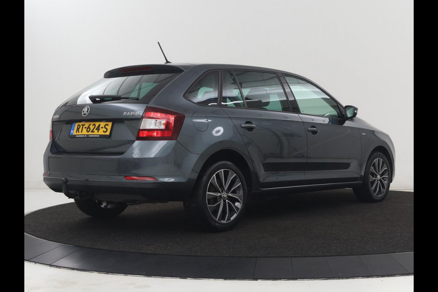 Škoda Rapid Spaceback 1.0 TSI Greentech Drive | Stoelverwarming | Carplay | Trekhaak | Climate control | Parkeerhulp | Navigatie | Cruise control | Bluetooth | Lichtmetalen velgen