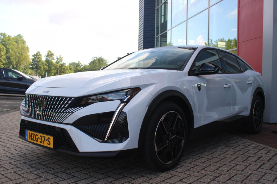 Peugeot 408 1.2 Hybrid 145PK AUTOMAAT GT | 360° CAMERA | DODEHOEK DETECTIE | KEYLESS ENTRY/START | ADAPTIVE CRUISE CONTROL | NAVIGATIE | DRAADLOZE APPLE CARPLAY/ANDROID AUTO | PARKEERSENSOREN VOOR + ACHTER | LED MATRIX KOPLAMPEN | 19" LICHTMETALEN VELGEN | ELEKTRISCH BEDIENBARE ACHTERKLEP | CLIMATE CONTROL | STUUR VERWARMING |
