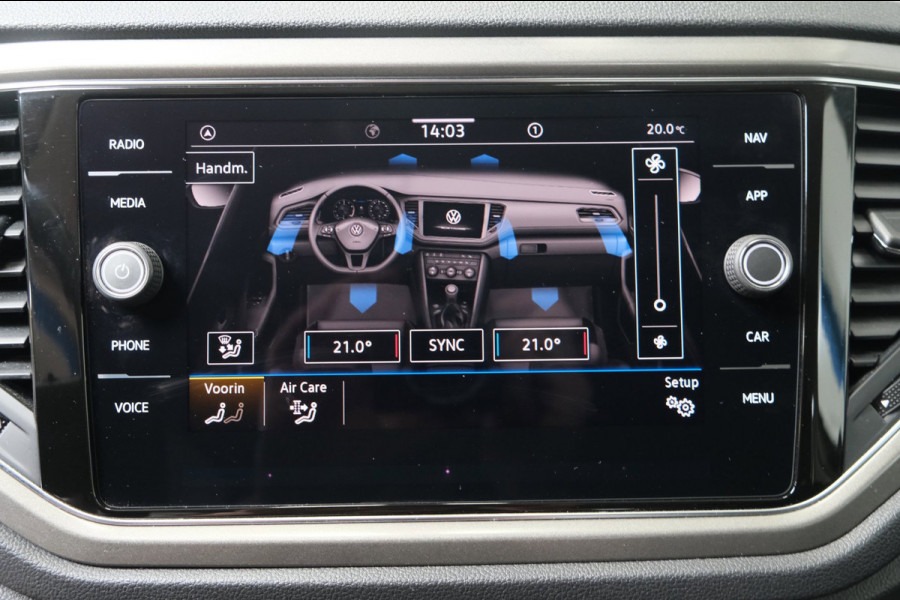 Volkswagen T-Roc 1.0 TSI Style - N.A.P. Airco, Cruise, Navi, PDC, Carplay.