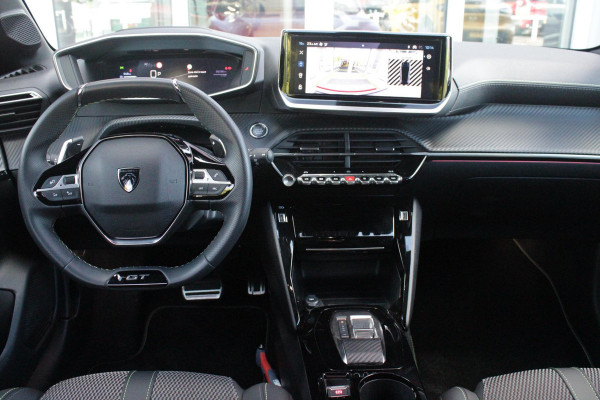 Peugeot 208 1.2 Hybrid 145PK AUTOMAAT GT | NAVIGATIE | DRAADLOZE APPLE CARPLAY/ANDROID AUTO | CAMERA VOOR + ACHTER | FULL LED KOPLAMPEN | LICHTMETALEN VELGEN 17" | DODEHOEK DETECTIE | DRAADLOZE TELEFOONLADER | KEYLESS ENTRY/START | DAB+ RADIO | ADAPTIVE CRUISE CONTROL | CLIMATE CONTROL |