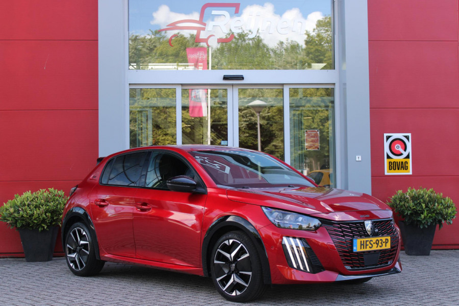 Peugeot 208 1.2 Hybrid 145PK AUTOMAAT GT | NAVIGATIE | DRAADLOZE APPLE CARPLAY/ANDROID AUTO | CAMERA VOOR + ACHTER | FULL LED KOPLAMPEN | LICHTMETALEN VELGEN 17" | DODEHOEK DETECTIE | DRAADLOZE TELEFOONLADER | KEYLESS ENTRY/START | DAB+ RADIO | ADAPTIVE CRUISE CONTROL | CLIMATE CONTROL |