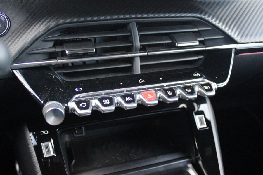 Peugeot 208 1.2 Hybrid 145PK AUTOMAAT GT | NAVIGATIE | DRAADLOZE APPLE CARPLAY/ANDROID AUTO | CAMERA VOOR + ACHTER | FULL LED KOPLAMPEN | LICHTMETALEN VELGEN 17" | DODEHOEK DETECTIE | DRAADLOZE TELEFOONLADER | KEYLESS ENTRY/START | DAB+ RADIO | ADAPTIVE CRUISE CONTROL | CLIMATE CONTROL |