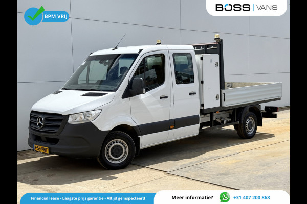 Mercedes-Benz Sprinter 314 2.2 CDI DC Open Laadbak Dubbele cabine 6-persoons Trekhaak Navigatie Carplay Climate control