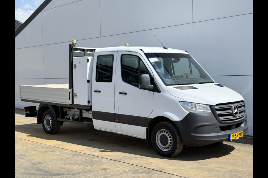 Mercedes-Benz Sprinter 314 2.2 CDI DC Open Laadbak Dubbele cabine 6-persoons Trekhaak Navigatie Carplay Climate control