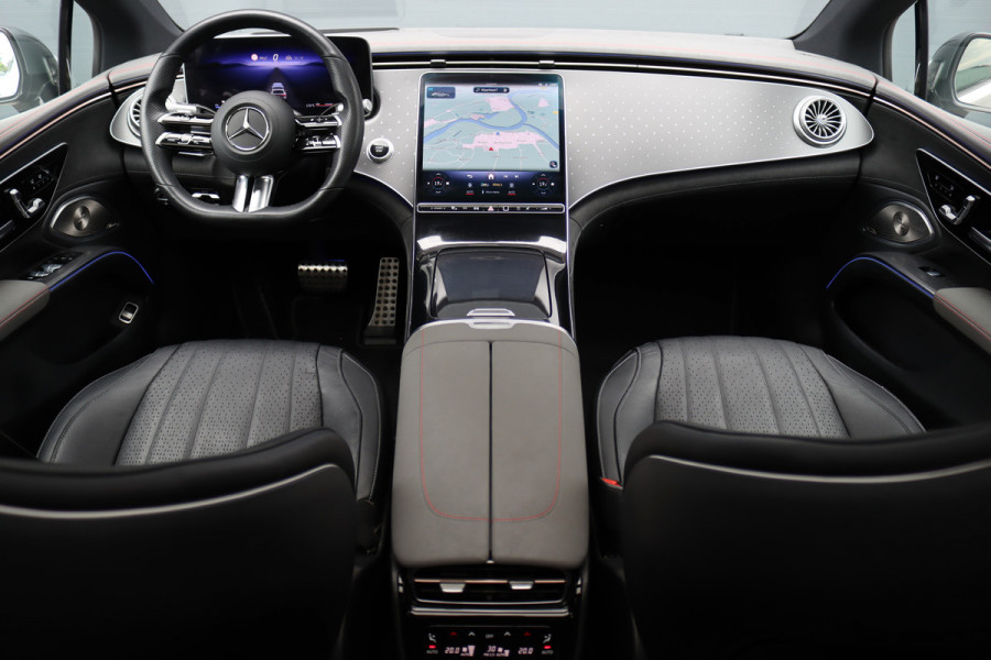 Mercedes-Benz EQS 450+ AMG Line Premium+ 108 kWh | Luchtvering | Achterasbesturing | Distronic+ | Burmester | Stoelventilatie | Massage | Digital Light | Panoramadak | HUD | Verwarmd Stuurwiel |