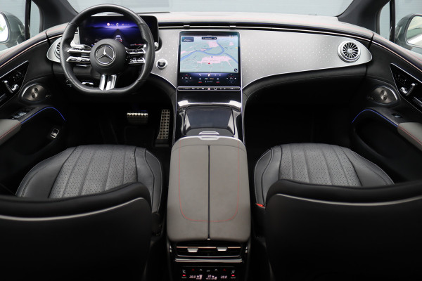 Mercedes-Benz EQS 450+ AMG Line Premium+ 108 kWh | Luchtvering | Achterasbesturing | Distronic+ | Burmester | Stoelventilatie | Massage | Digital Light | Panoramadak | HUD | Verwarmd Stuurwiel |