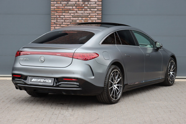Mercedes-Benz EQS 450+ AMG Line Premium+ 108 kWh | Luchtvering | Achterasbesturing | Distronic+ | Burmester | Stoelventilatie | Massage | Digital Light | Panoramadak | HUD | Verwarmd Stuurwiel |