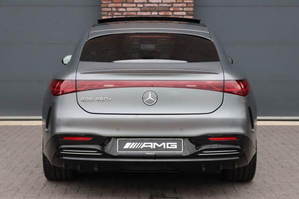 Mercedes-Benz EQS 450+ AMG Line Premium+ 108 kWh | Luchtvering | Achterasbesturing | Distronic+ | Burmester | Stoelventilatie | Massage | Digital Light | Panoramadak | HUD | Verwarmd Stuurwiel |